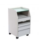 Carrito Auxiliar con cajones y esterilizador Spin Modelo WK-T001