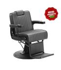 Sillón Barbero hidráulico reclinable y giratorio con reposabrazos Modelo Goni