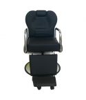 Sillón Barbero hidráulico reclinable y giratorio con reposabrazos Orfeo Modelo S77N