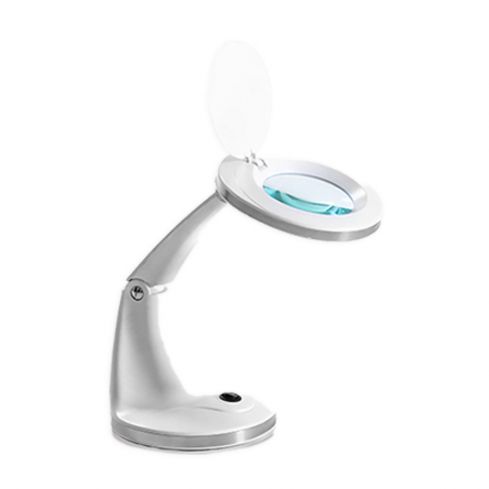 Lupa con Lampara LED de sobremesa de 5 aumentos con brazo articulado Modelo Hala