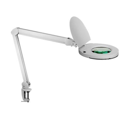 Lupa con Lampara LED de 5 aumentos y brazo articulado con pinza Modelo Sava Table