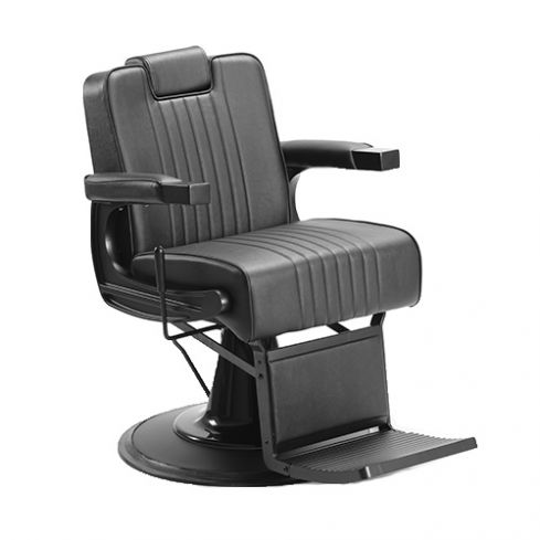 Sillón Barbero hidráulico reclinable y giratorio con reposabrazos Modelo Goni