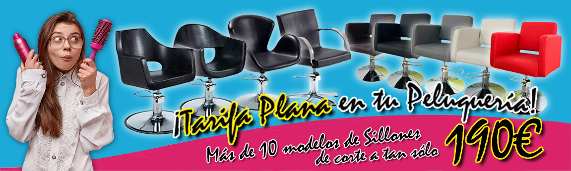 Tarifa plana en sillones de peluquería