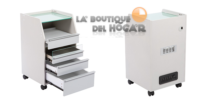 Carrito Auxiliar con cajones y esterilizador Spin Modelo WK-T001