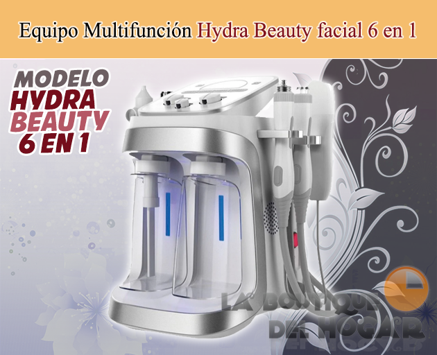 Equipo Multifunción 6 en 1 Modelo Hydra Beauty facial