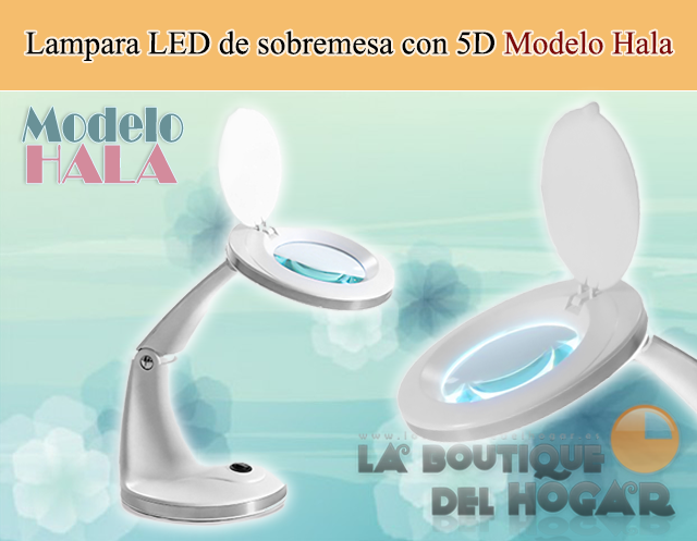 Lampara LED de 5 aumentos