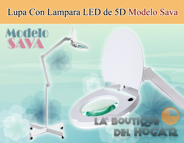 Lampara LED de 5 aumentos