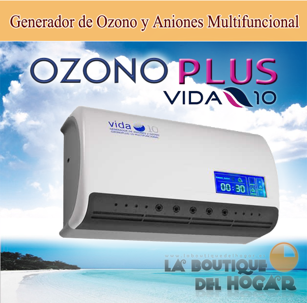 Ozonizador Ozono Life Generador de Ozono y Aniones