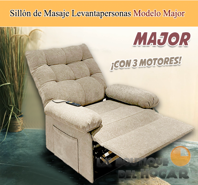 Sillon Masaje Relax Levantapersonas Modelo Major