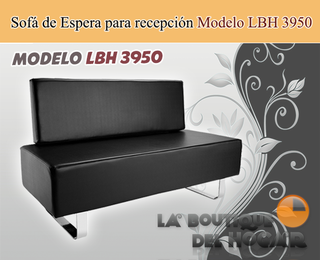 Sofá de espera para recepción LBH 3950