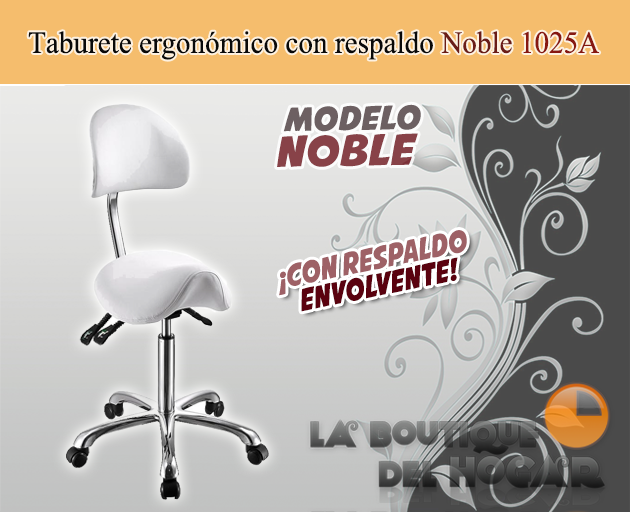 Taburete con respaldo Modelo 1025A