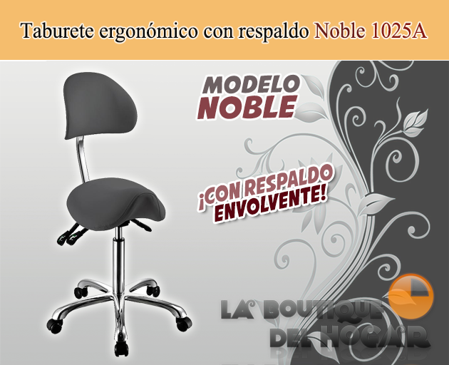 Taburete con respaldo Modelo 1025A