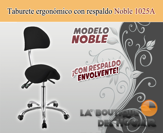 Taburete con respaldo Modelo 1025A