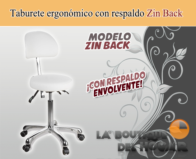 Taburete Modelo Zin Back