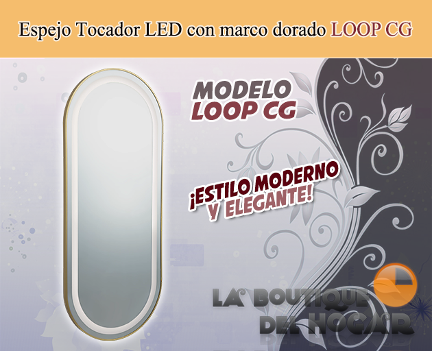 Tocador de Peluquería estilo Moderno con espejo Modelo Basic Line