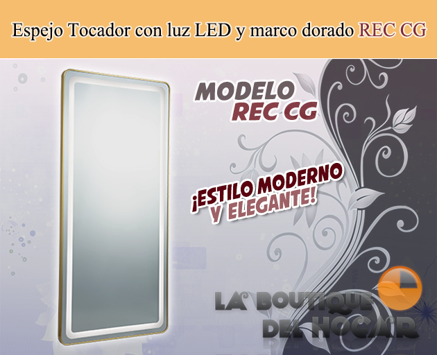 Tocador de Peluquería estilo Moderno con espejo Modelo Basic Line