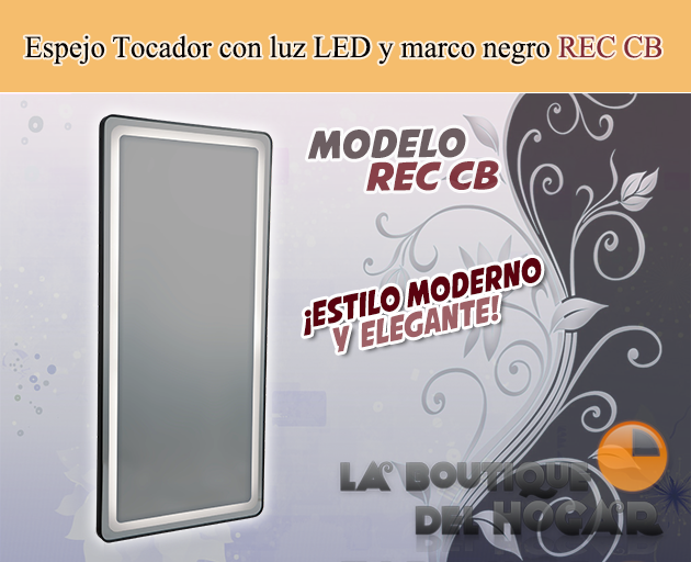 Tocador de Peluquería estilo Moderno con espejo Modelo REC