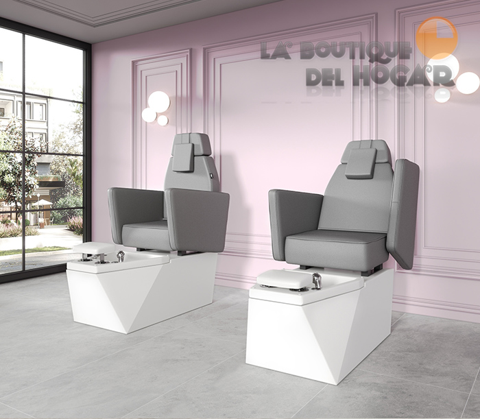 Sillón de Pedicura SPA tapizado en PU con Hidromasaje Modelo Fascino