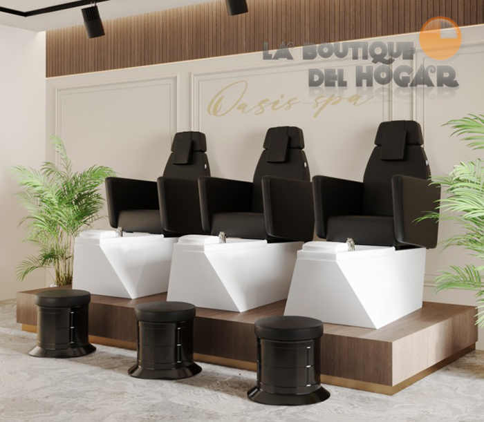 Sillón de Pedicura SPA tapizado en PU con Hidromasaje Modelo Fascino