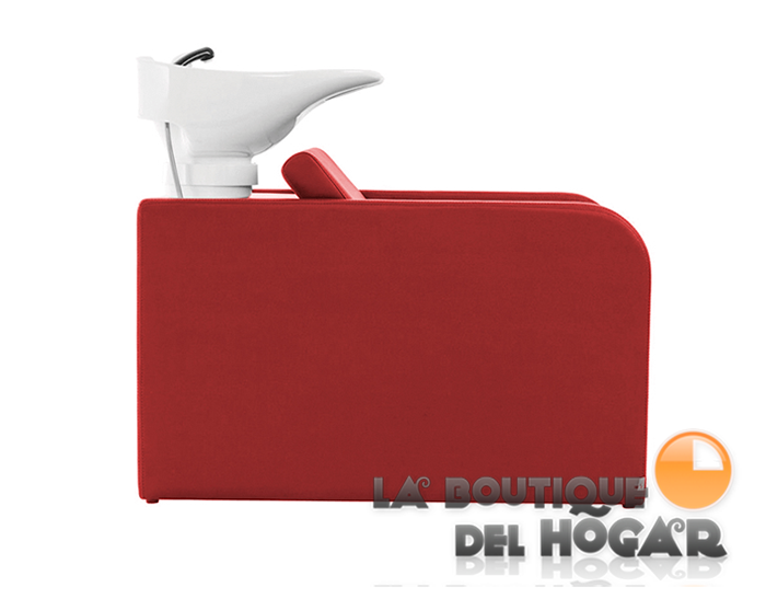 Lavacabezas con pica blanca y respaldo ergonómico Modelo Neptuno