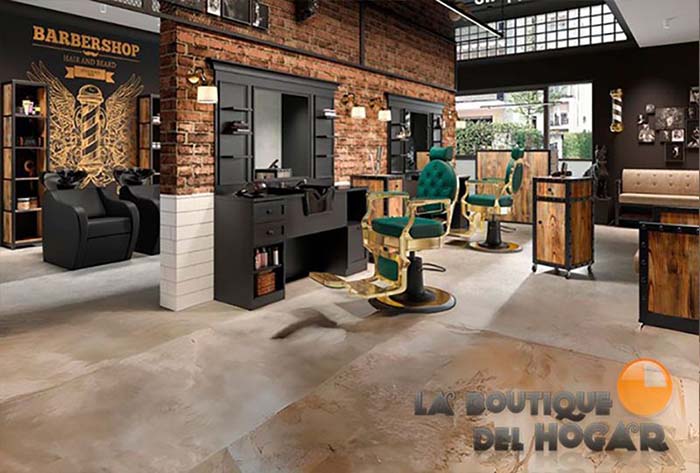 Mueble estantería Barbería Modelo Kioo