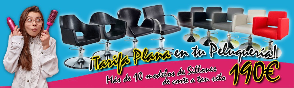 Tarifa plana en sillones de peluquería