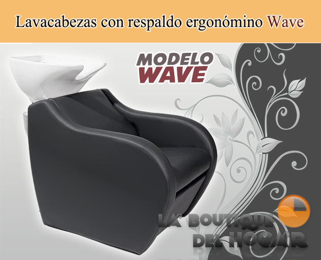 Lavacabezas Con Pica A Elegir Y Respaldo Ergonómico Modelo Wave