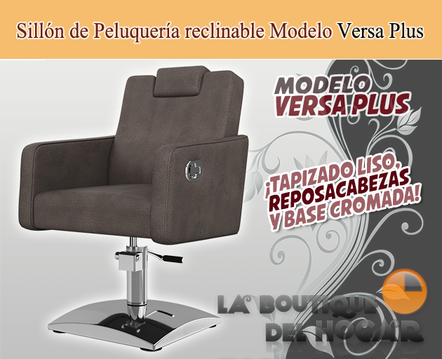 Sillón hidráulico con reposabrazos clásico Modelo Iris 